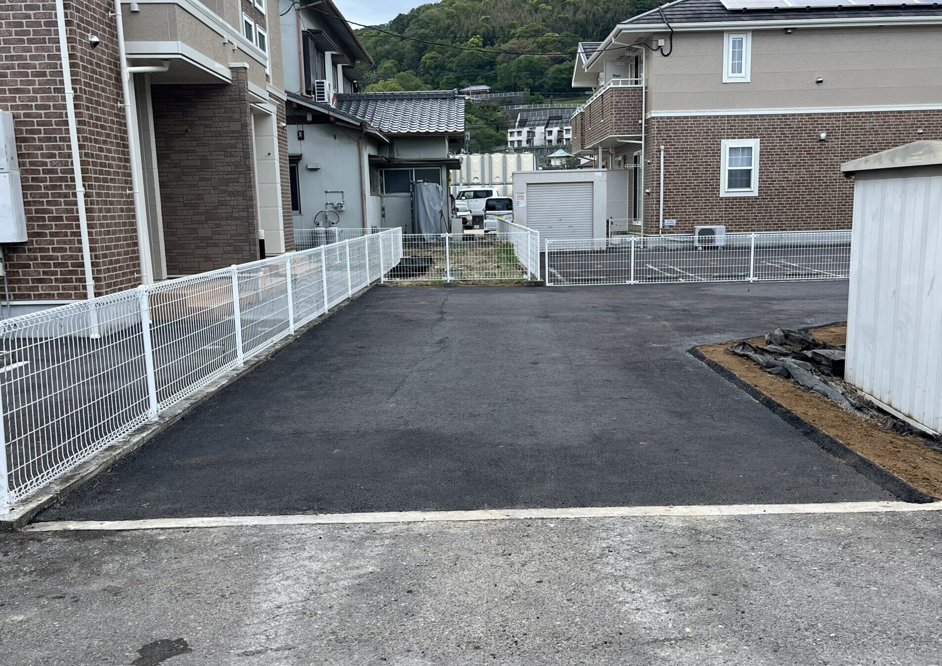 空き地駐車場舗装