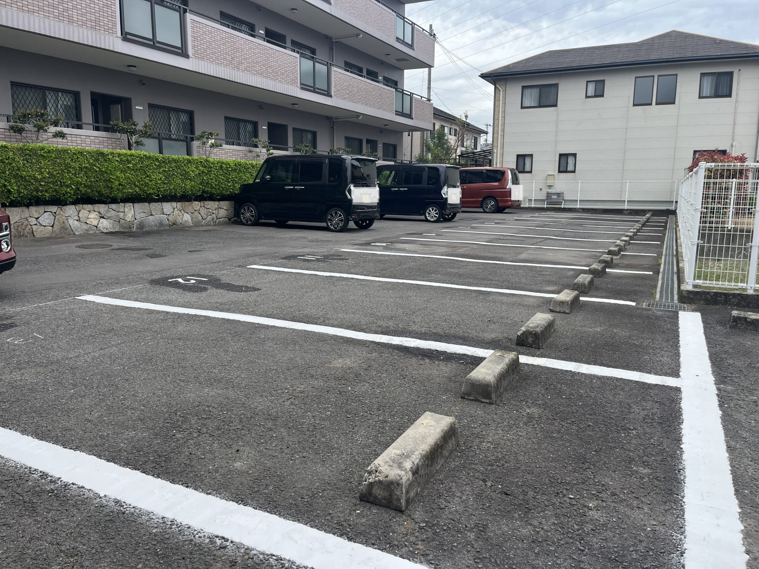 駐車場ライン修繕